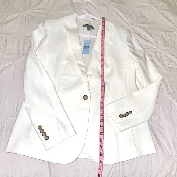 ⭐️ANN TAYLOR⭐️ NEW WITH TAGS - Size ( 8 Petite) Blazer Linen-One Button - Picture 13 of 13